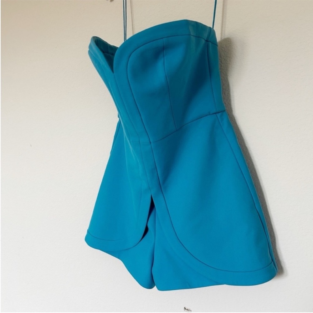 NWT Alexis Rare Romper Electric Blue - Picture 8 of 11